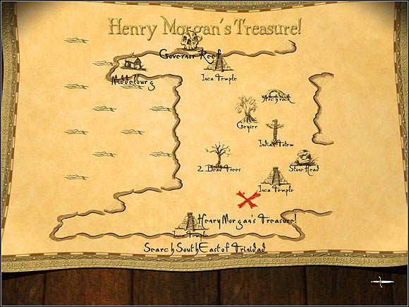 Kompletna mapa skarbu - Skarby | Inni piraci w Sid Meiers Pirates! - Sid Meiers Pirates! (2004) - poradnik do gry