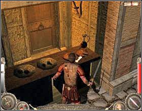 Wejdź do ogrodu, obok uratowanej kobiety znajdziesz napój leczniczy - Misja 2 (cz.1) | Augustus W służbie Cezara - Augustus: W służbie Cezara - poradnik do gry