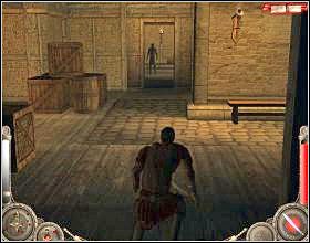 Dojdź do końca holu i przejdź przez drzwi z lewej - Misja 6 (cz.1) | Augustus W służbie Cezara - Augustus: W służbie Cezara - poradnik do gry