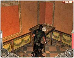 Wejdź po schodach na górę, a następnie przejdź przez drzwi i wejdź do ogrodu - Misja 8 | Augustus W służbie Cezara - Augustus: W służbie Cezara - poradnik do gry