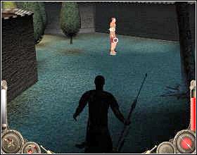 Jeśli chcesz możesz wziąć napój leczniczy, który znajdziesz we wnęce po prawej - Misja 9 (cz.1) | Augustus W służbie Cezara - Augustus: W służbie Cezara - poradnik do gry