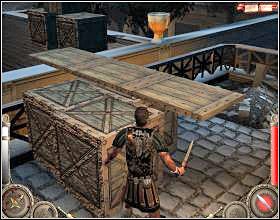 Wejdź do pomieszczenia z lewej i podnieś z komody klucz [1] - Misja 11 (cz.1) | Augustus W służbie Cezara - Augustus: W służbie Cezara - poradnik do gry