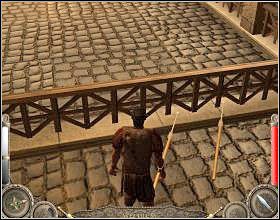 Udaj się do przejścia, przy którym stoi wartownik [1] - Misja 1 (cz.2) | Augustus W służbie Cezara - Augustus: W służbie Cezara - poradnik do gry