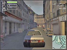 Sposób zachowania jest bliźniaczo podobny do zwykłego pościgu, z tym, że jadący z Tobą pasażer może prowadzić ogień (domyślnie jest to klawisz 0 na klawiaturze numerycznej) do ściganego wozu, a Twoim celem jest po prostu unieszkodliwienie uciekiniera - Rodzaje misji | Podstawy Driver 3 - Driver 3 - poradnik do gry