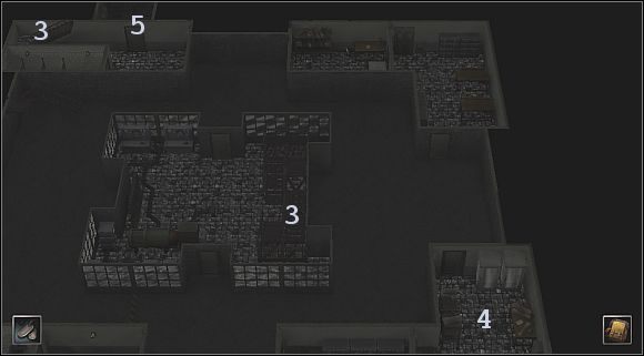 Po dotarciu do schodów i zejściu na dół ponownie czeka Cię to samo - opanowanie pomieszczenia, zabicie znajdujących się w pobliżu nieprzyjaciół i w końcu przejście do kolejnego pokoju - [Alianci] (Hanower) Niemieckie laboratorium (1) | Silent Storm - Silent Storm - poradnik do gry