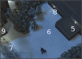 Zaczynasz (1 ) ukryty przed wzrokiem wrogów, ale sam powinieneś jednego widzieć - chowa się na dachu (5 ) i z pewnością otworzy ogień, gdy tylko Cię zobaczy - [Alianci] (Ural) Nieznany kompleks | Silent Storm - Silent Storm - poradnik do gry