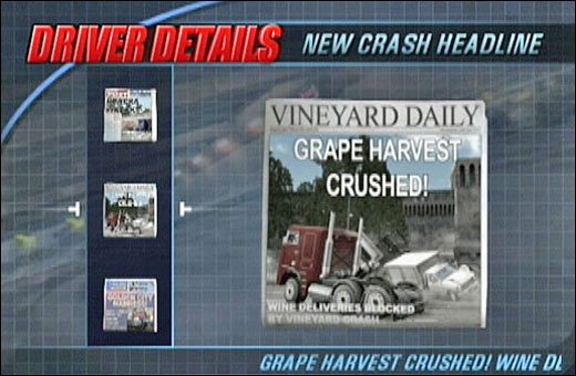 3 - Nagłówki w gazetach cz.3 | Kolekcje i nagrody | Burnout 3 Takedown - Burnout 3: Takedown - poradnik do gry