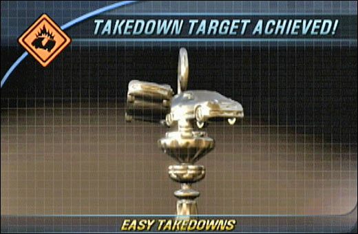 Pucharami za ukończenie poszczególnych trybów w grze, min - Nagrody | Kolekcje i nagrody | Burnout 3 Takedown - Burnout 3: Takedown - poradnik do gry