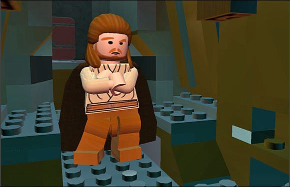 Qui-Gon jak zawsze dumny ze swego padawana - [E1] Chapter 1 - Negotiations - LEGO Star Wars - poradnik do gry