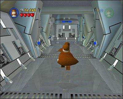 Użyj Mocy na każdym z sześciu niebieskich przełączników w korytarzu widocznym powyżej - [E1] Chapter 1 - Kanistry 1-4 - LEGO Star Wars - poradnik do gry