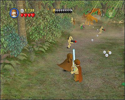 Zbuduj most, korzystając z klocków tworzących mozaikę na ścianie - [E1] Chapter 2 - Invasion on Naboo - LEGO Star Wars - poradnik do gry