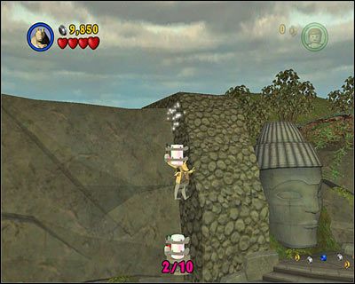 Przy końcu pierwszej części etapu użyj Mocy na jednym z kwiatków po prawej stronie, a pojawi się dodatkowy klocek, z którego zrobić możesz stopień dla Jar Jara, dzięki któremu doskoczy on do następnego kanistra - [E1] Chapter 2 - Kanistry 5-7 - LEGO Star Wars - poradnik do gry