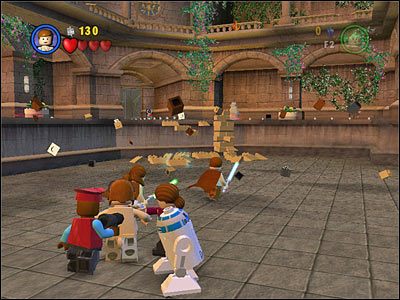 Na początku czeka Cię walka z dużą ilością droidów - [E1] Chapter 5 - Retake Theed Palace - LEGO Star Wars - poradnik do gry