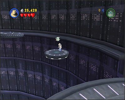 Gdy wejdziesz do sali z platformami, od razu obróć się w prawo - [E1] Chapter 6 - Kanistry 6-10 - LEGO Star Wars - poradnik do gry