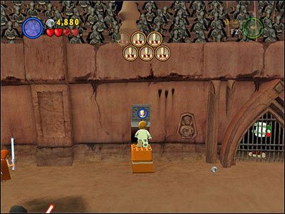 Małym Anakinem wejdź do szybu widocznego na screenie - [E2] Chapter 3 - Kanistry 6-10 - LEGO Star Wars - poradnik do gry