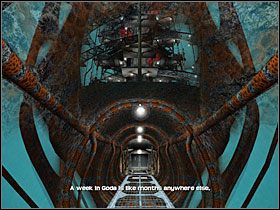 Na samym środku stało urządzenie sterowe z czterema dźwigniami i pięcioma przyciskami - 34 GODA cz.1 | Sentinel Strażnik Grobowca - Sentinel: Strażnik Grobowca - poradnik do gry