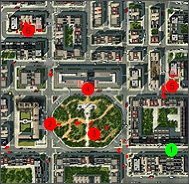 Zaznacz wszystkie swoje pojazdy [1] i wyrusz nimi wzdłuż drogi na zachód - Misja 3 | Misje 1-5 | Act of War Direct Action - Act of War: Direct Action - poradnik do gry