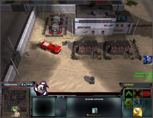 Stwórz latającą bombę i skieruj ją do wjazdu do rafinerii [2] - Misja 8 | Misje 6-10 | Act of War Direct Action - Act of War: Direct Action - poradnik do gry