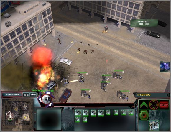 Skieruj się do drugiego budynku, który będziesz musiał ochronić [6] - Misja 8 | Misje 6-10 | Act of War Direct Action - Act of War: Direct Action - poradnik do gry