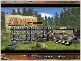 Zapewne przed sobą macie taki oto ekran - Poradnik do gry - Instrukcja | FlatOut - FlatOut - poradnik do gry