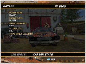 Ekrany statystyk zbyt wielkiej wartości w grach rajdowych nie mają, ale zapaleńcy zawsze znajdą coś dla siebie - Instrukcja cd. | FlatOut - FlatOut - poradnik do gry