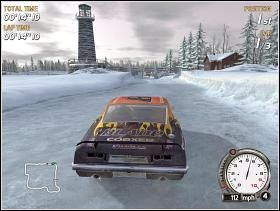 Powrót do zimnego Whitefish Lake - Silver Class (3) | Trasy | FlatOut - FlatOut - poradnik do gry