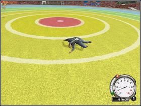 Ciężko te zawody porównywać do czegokolwiek, jednak teren, na którym ona odbywa się, przypomina nieco tarczę do rzutków leżącą na ziemi - Bonusowe (3) | Trasy | FlatOut - FlatOut - poradnik do gry