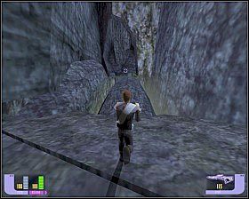 Idź na razie w prawo i popłyń w stronę najbardziej oddalonej wysepki - - SRIII Surface | WORF | Star Trek Deep Space Nine The Fallen - Star Trek Deep Space Nine: The Fallen - poradnik do gry