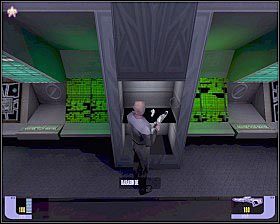 Panelem przesuń wózek i wejdź przez drzwiczki do środka [1] - - DS9 Betrayal | SISKO | Star Trek Deep Space Nine The Fallen - Star Trek Deep Space Nine: The Fallen - poradnik do gry