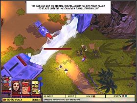 Aby przedostać się na drugą stronę The Ant będzie musiał skorzystać z mocy o nazwie Tunnel Travel - [6] The Ice-Man cometh cz.1 | Freedom Force vs the 3rd Reich - Freedom Force vs the 3rd Reich - poradnik do gry