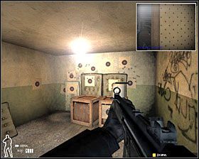 Tu chłopcy sprawdzali swoje nowe zabawki. - Wollcot Projects - Akcja | Misja 11 w SWAT 4 - SWAT 4 - poradnik do gry