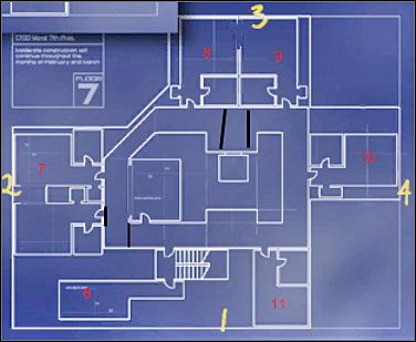 7 piętro - Hotel Old Granite - Sytuacja | Misja 12 w SWAT 4 - SWAT 4 - poradnik do gry
