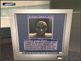 Udajemy się za biurko, gdzie leżą zwłoki strażnika - [Solucja] Etap 3 | Second Sight - Second Sight - poradnik do gry