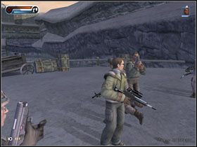 Biegniemy za oddziałem i eliminujemy kilku przeciwników - [Solucja] Etap 11 | Second Sight - Second Sight - poradnik do gry