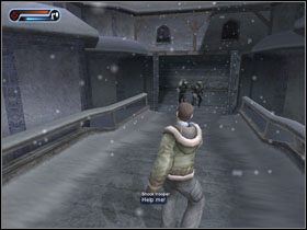 Przechodzimy na drugą stronę budynku i eliminujemy dwóch stojących przy kościele strażników - [Solucja] Etap 14 cd. | Second Sight - Second Sight - poradnik do gry