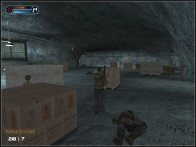 Wyciągamy broń, strzelamy do kilku Rosjan, a następnie otwieramy cele z dziećmi, które pomogą nam w walce - [Solucja] Etap 17 cd. | Second Sight - Second Sight - poradnik do gry