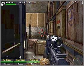 Podejdź do schodów z lewej i zejdź nimi na dół - Misja 2 | Close Combat First to Fight - Close Combat: First to Fight - poradnik do gry