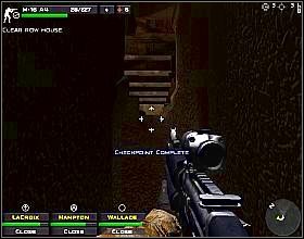 Po zejściu na dół skręć w prawo i idź przed siebie - Misja 5 | Close Combat First to Fight - Close Combat: First to Fight - poradnik do gry