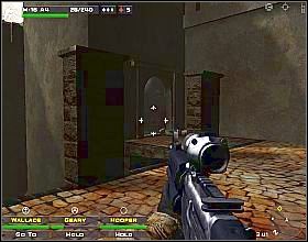 Kiedy oczyścisz przejście, wstań i wystrzelaj wszystkich czających się w oknach z lewej [1] - Misja 16 | Close Combat First to Fight - Close Combat: First to Fight - poradnik do gry