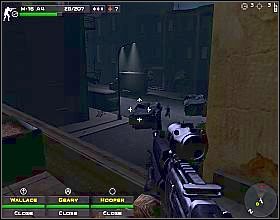 Zostaw swoich ludzi na miejscu i wyrusz samotnie na ulicę - Misja 17 | Close Combat First to Fight - Close Combat: First to Fight - poradnik do gry