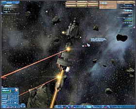 Sami w czasie gdy nasze myśliwce atakują OSF Dangerous ruszamy w kierunku drugiej jednostki OSEC, OSF Invulnerable - Misja 3 - OSEC Encounter | Kampania 1 | Nexus The Jupiter Incident - Nexus: The Jupiter Incident - poradnik do gry