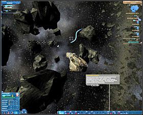 Poza samą stacją - którą proponuję zbadać na końcu, mamy do dokładnego przebadania anomalię astronomiczną - wormhole (która okazuję się identyczna z tą która przed laty podążył statek ojca naszego alter ego) - Misja 6 - Shukenja Beta | Kampania 1 | Nexus The Jupiter Incident - Nexus: The Jupiter Incident - poradnik do gry