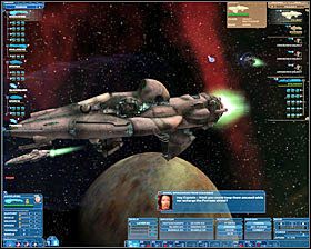 Bez zbytniego opóźnienia pojawiają się wrogowie - jeden Heavy Battleship (Valiant), trzy dwa Criusery (Pride, Revenge) oraz dwa Tactical Destroyers ( Sting i Warbird) - Misja 11 - First Blood | Kampania 3 | Nexus The Jupiter Incident - Nexus: The Jupiter Incident - poradnik do gry