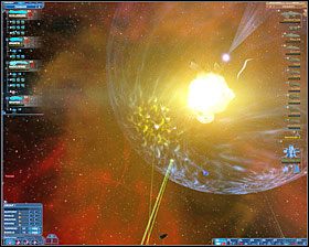 Pamiętać musimy tylko o 2 rzeczach - oszczędzaniu jak się tylko da energii Angelwing (będzie potrzebna do wysłania mechanoida) - dlatego nie wysyłamy statku do walki - Misja 17 - The Siege of Avalon | Kampania 4 | Nexus The Jupiter Incident - Nexus: The Jupiter Incident - poradnik do gry