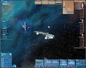 Grupujemy naszą flotę i wydajemy polecenie siege laser i jako cel wybieramy Starblazer - Misja 21 - Mechanoid Invasion | Kampania 5 | Nexus The Jupiter Incident - Nexus: The Jupiter Incident - poradnik do gry