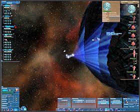 Gdy teren jest już bezpieczny skanujemy Entity i znajdującą się obok niej anomalię przypominająca wormhole - Misja 22 - The Fall of Vardrags | Kampania 5 | Nexus The Jupiter Incident - Nexus: The Jupiter Incident - poradnik do gry