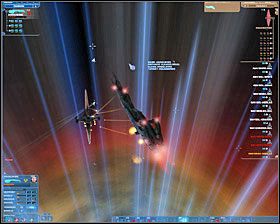 Walka z Aquamarine wymaga ustawienia broni na 200% i pilnowania aby nie zbliżyć się zanadto do czarnej dziury - Misja 26 - The Nexus | Kampania 6 | Nexus The Jupiter Incident - Nexus: The Jupiter Incident - poradnik do gry