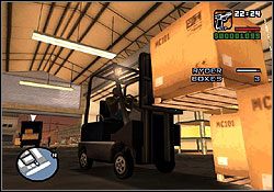 Jednym strzałem zniszcz przycisk otwierający drzwi magazynu - GTA San Andreas: Ryder (R) - Los Santos, solucja, opis przejścia - GTA San Andreas - poradnik do gry