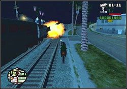Chłopaki w żółtych chustkach odgryzają się ogniem na tyle słabo, że nie musisz zwracać uwagi na ich chimeryczne ataki - GTA San Andreas: Big Smoke (BS) - Los Santos, solucja, opis przejścia - GTA San Andreas - poradnik do gry