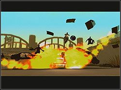 Nie dopuść, żeby pasek trwałości waszego motocykla (wskaźnik bike) spadł do zera, bo wtedy kaplica, trzeba powtarzać misję - GTA San Andreas: Big Smoke (BS) - Los Santos, solucja, opis przejścia - GTA San Andreas - poradnik do gry
